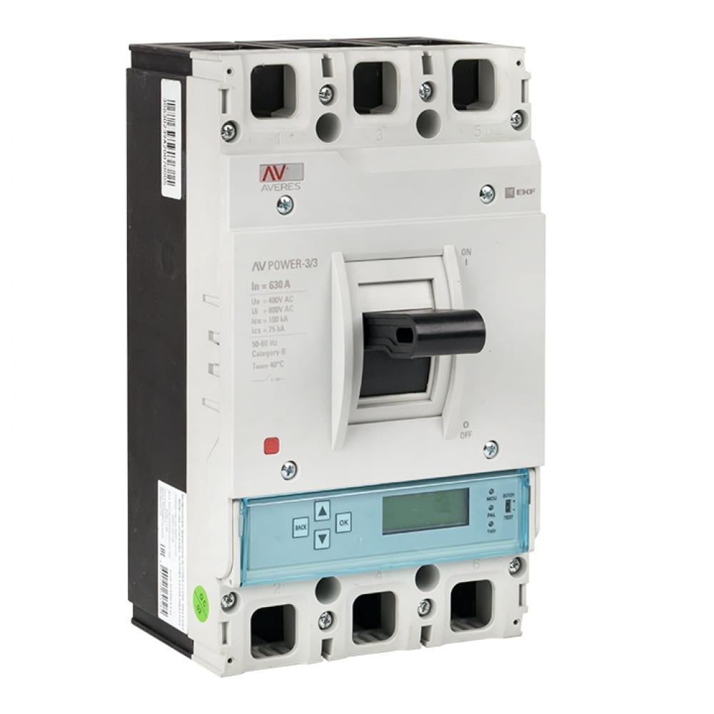 Автоматический выключатель EKF - mccb-33-630H-6.0-av