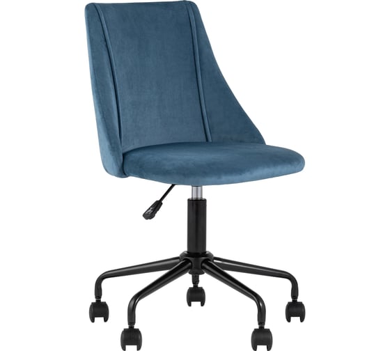 Изображение товара Офисный стул Стул Груп Сиана, велюр синий CIAN BLUE