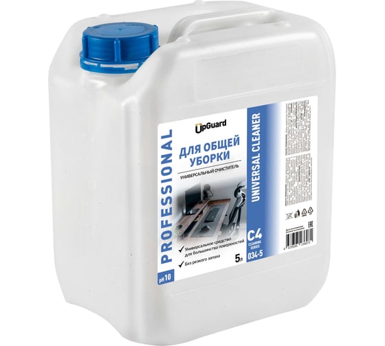 Изображение товара Универсальный очиститель UPGUARD C4 UNIVERSAL CLEANER готовый состав для общей уборки 5л 034-5 O34-5