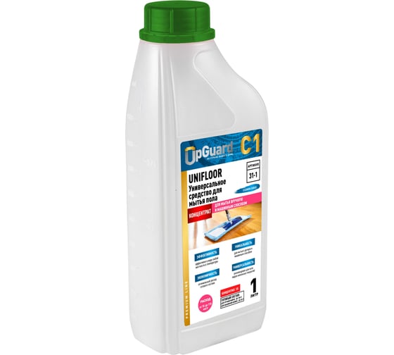 Изображение товара Универсальное средство для мытья пола UPGUARD C1 UniFloor 1л, Концентрат 1:100 31-1