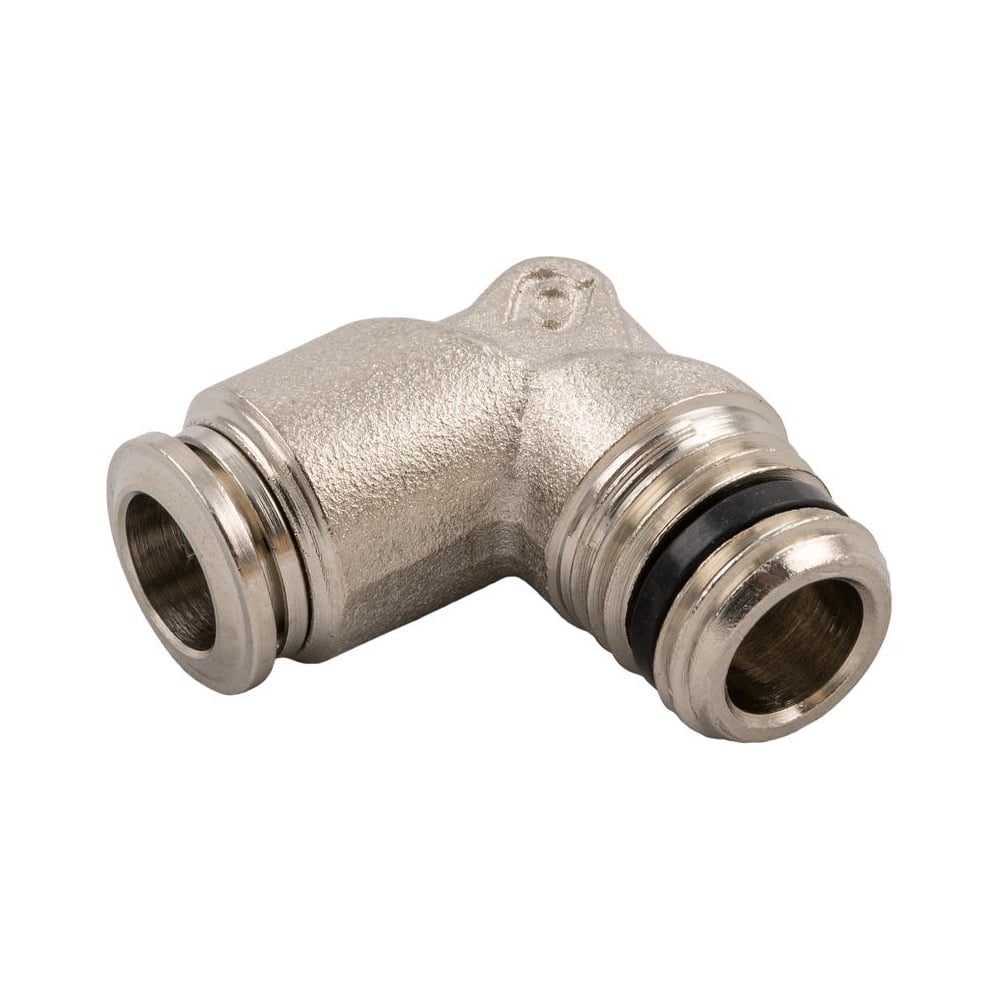 Изображение товара Штуцер BTI L трубка-резьба П 6-1/8 10010 никелированная латунь