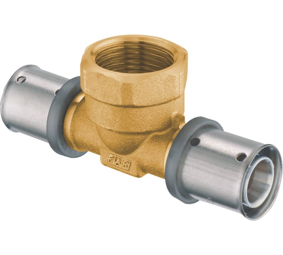 Изображение товара Пресс-тройник FAR 16х2-1/2(ВР)-16х2, латунь (аналог 59121601) 4912 1601