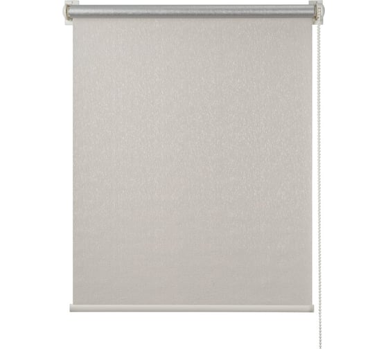 Изображение товара Рулонная штора ПраймДекор Blackout жаккард светоотражающий кремовый 160х170 см 12160050