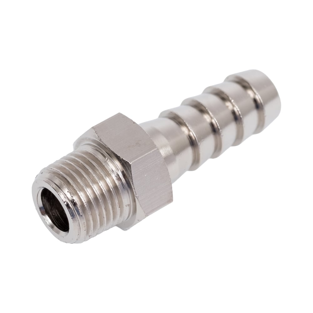 Изображение товара Штуцер BTI под шланг П кон. 8-1/8 9391 из никелированной латуни