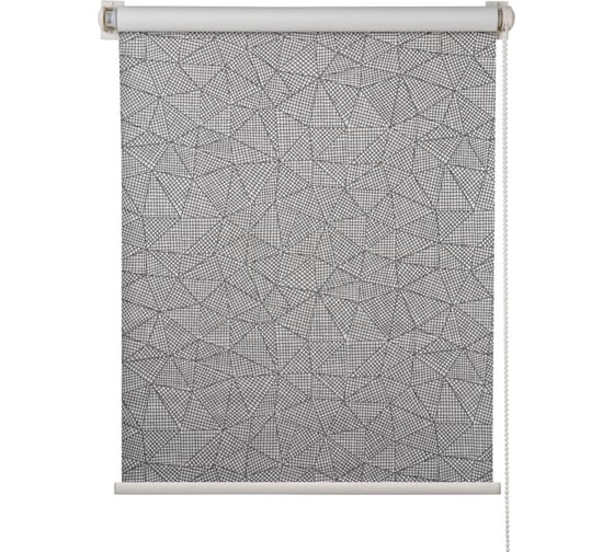 Изображение товара Рулонная штора ПраймДекор Blackout 3D титан 160х170 см 12160118