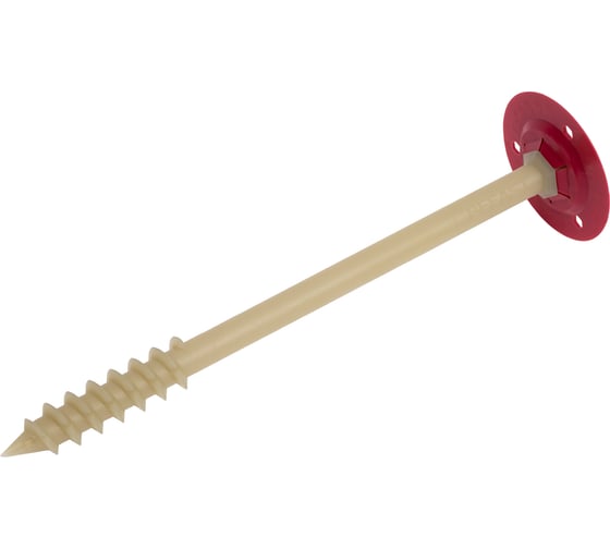 Изображение товара Анкер шуруп ГБ для газобетона BeFast 12/18х230 в комплекте рондоль, 65 шт. ASBF230R65S