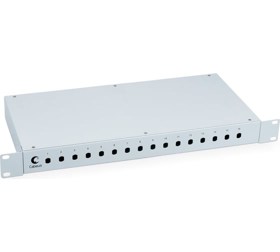 Изображение товара Кросс бокс Cabeus оптический, на 16 STFC, со сплайс пластиной и КДЗС, FO-19-16ST