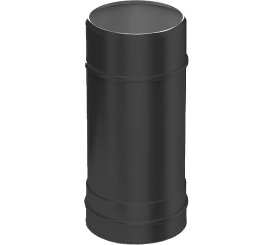 Изображение товара Труба Металлик и Ко 150x500, AISI 430, 0.80, RAL 9005, терм. о О0000084742