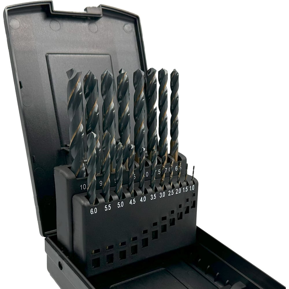 Изображение товара Набор сверл по металлу MKSS Toolbox 4427KS HSS-G 4241, DIN 338 1-10мм, 19шт 44270019KS