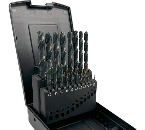 Изображение товара Набор сверл по металлу MKSS Toolbox 4427KS HSS-G 4241, DIN 338 1-10мм, 19шт 44270019KS