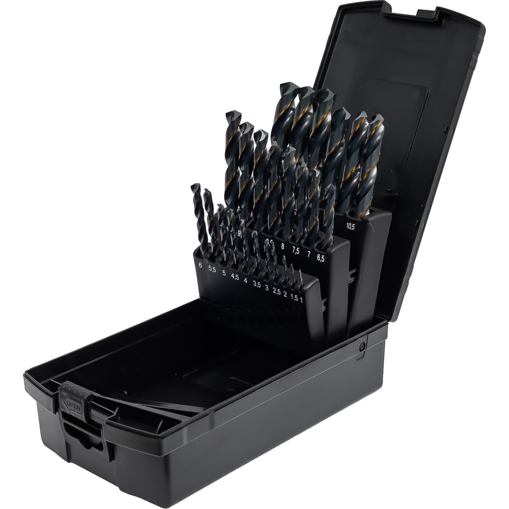 Изображение товара Набор сверл по металлу MKSS Toolbox 4427KS HSS-G 1-13 мм 25 шт