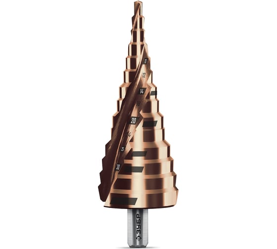 Изображение товара Сверло ступенчатое ЗУБР Профессионал Кобальт 4-39 мм, 14 ступеней 29674-4-39-14