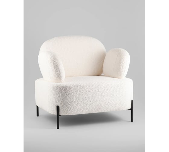 Изображение товара Кресло Стул Груп Кэнди ткань букле, белый vd-candy-cm01