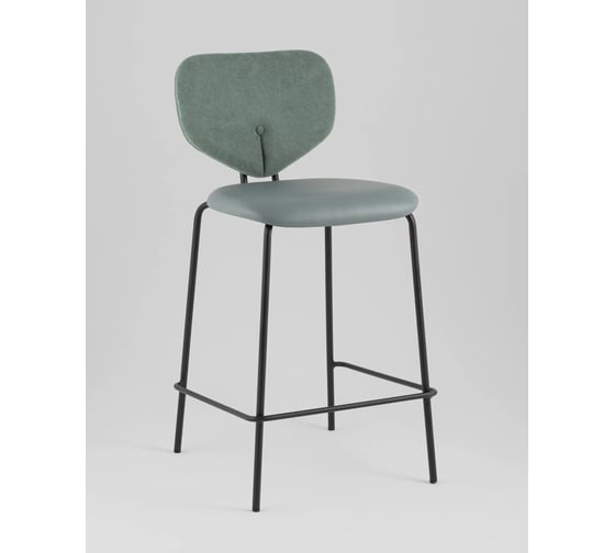 Изображение товара Стул полубарный Стул Груп Masey зеленый, со светло-зеленой экокожей B2339-H65 M8539+Curio-37