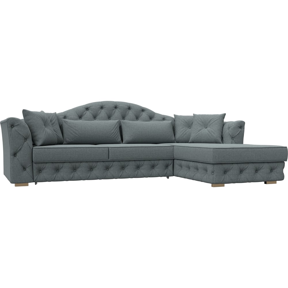 Изображение товара Угловой диван Лига диванов Артис правый угол современный стиль серый