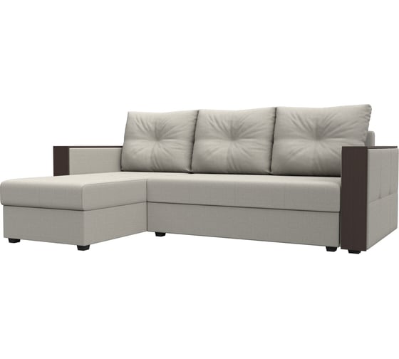 Изображение товара Диван угловой Лига диванов Валенсия Лайт левый угол 125970L