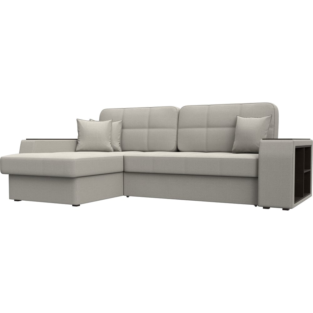 Изображение товара Угловой диван Брюссель левый с механизмом дельфин и ящиком для белья