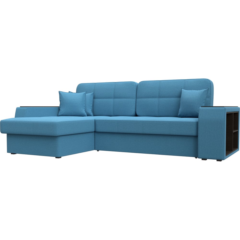 Изображение товара Угловой диван Брюссель Левый Угол 125969L из рогожки и ЛДСП