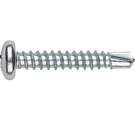 Изображение товара Саморез ЦКИ DIN7504-M JP81 4.2x45 сверлоконечный, цинк, PH2, 25 шт. 648900733