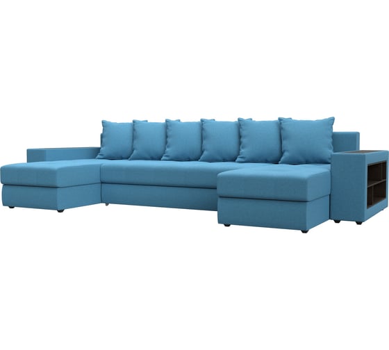 Изображение товара Диван Лига диванов П-образный Дубай полки справа 123248