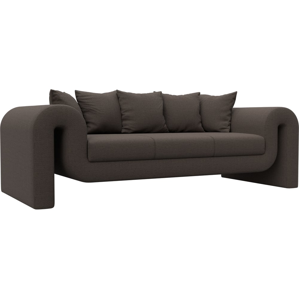 Изображение товара Прямой диван Лига диванов Волна 124034 с ящиком для белья и подлокотниками