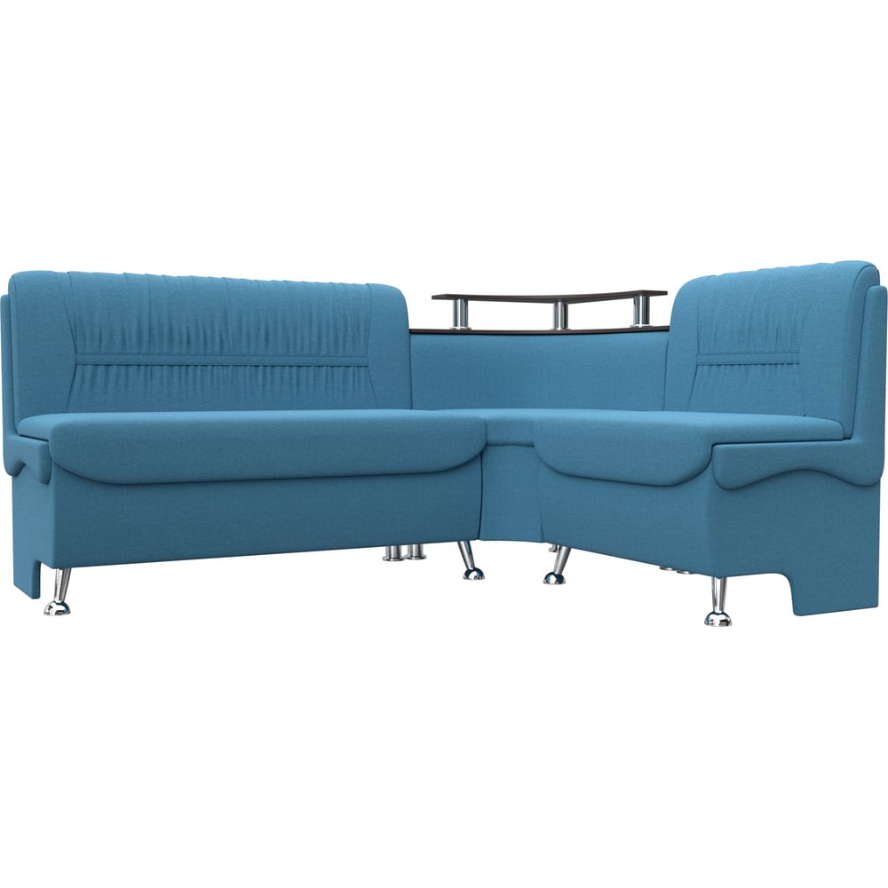 Изображение товара Угловой кухонный диван Сидней правый угол, современный, голубой