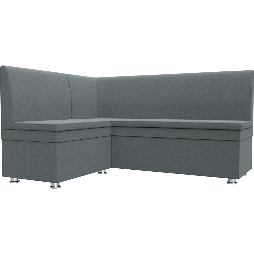 Изображение товара Угловой кухонный диван Лига диванов Уют левый угол серый современный