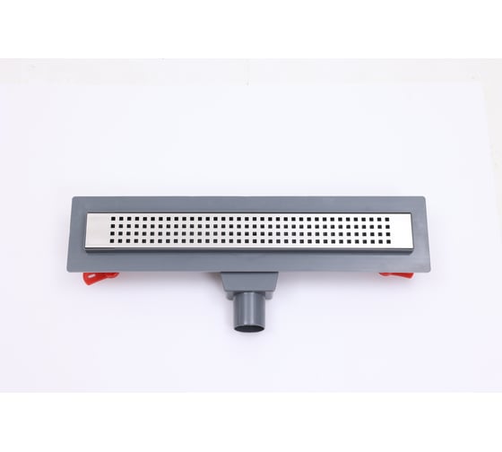 Изображение товара Трап для душа Alcora с решеткой, с гидрозатвором и сухим затвором, рисунок квадрат, 60 см 31109