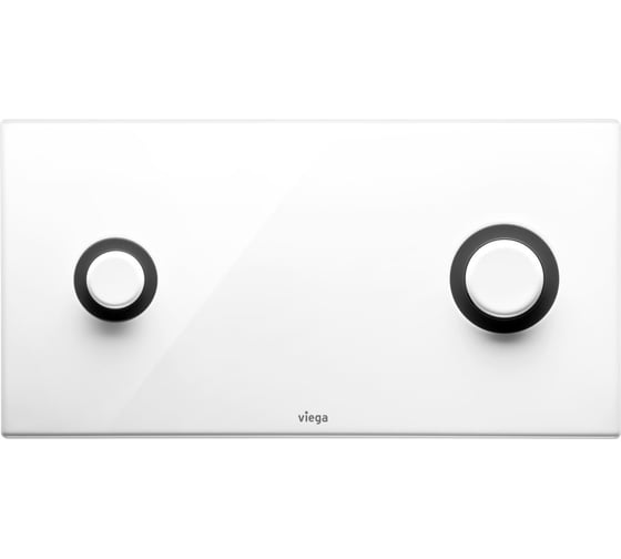 Изображение товара Инсталляционная кнопка VIEGA альпийский белый с двумя круг. кноп., Visign for Public 2 8327.1A 672065