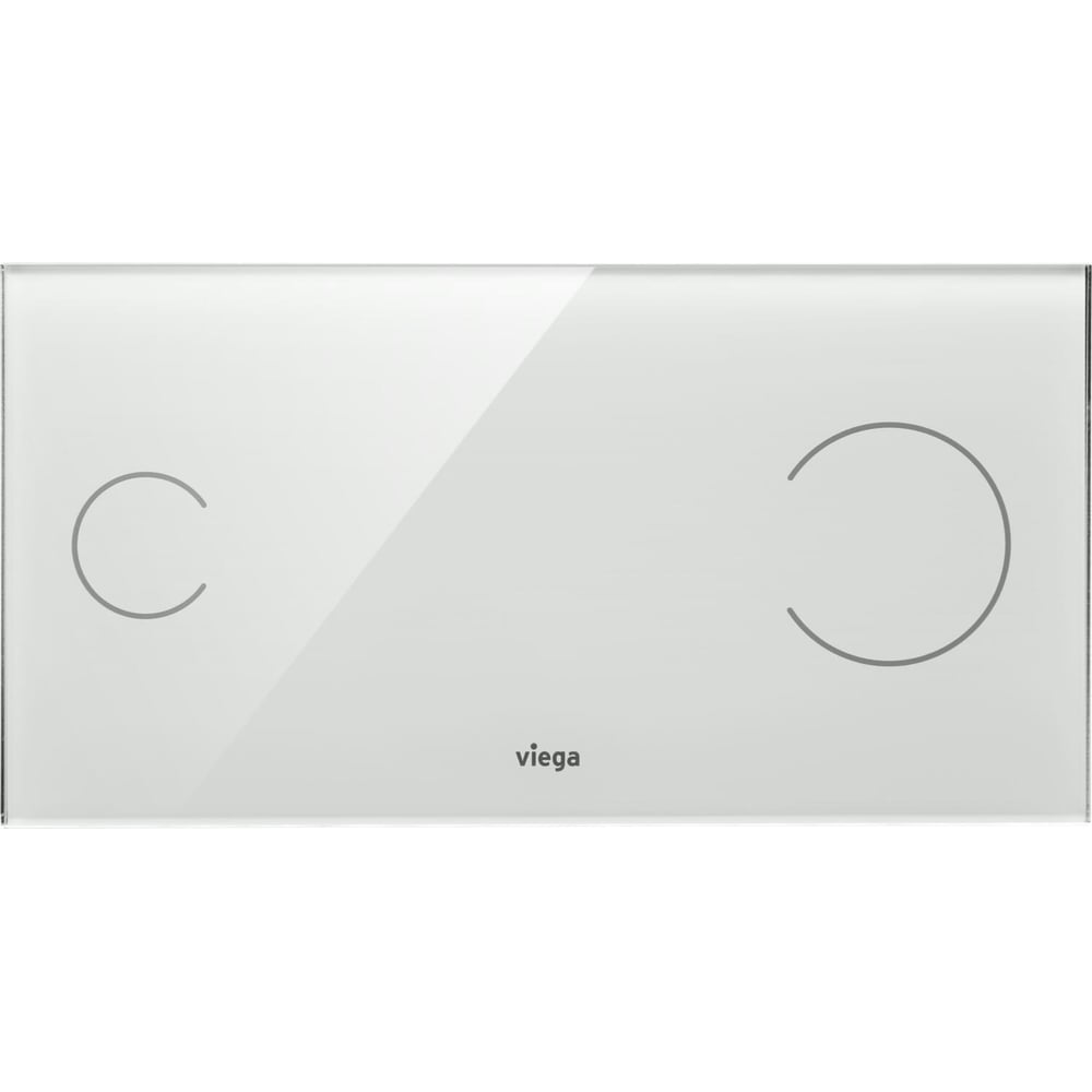 Изображение товара Инсталляционная кнопка VIEGA Visign for More 100 8352.1 стекло металл серый