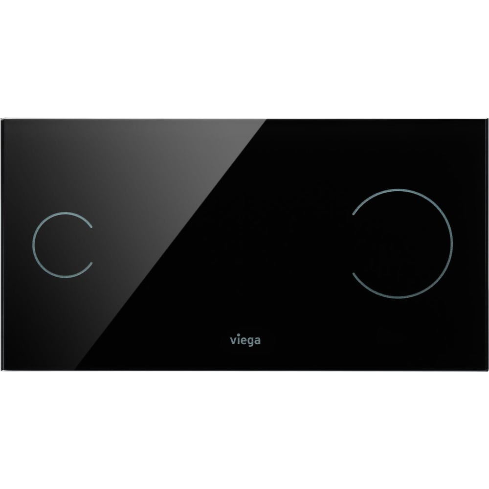 Изображение товара Инсталляционная кнопка VIEGA черное стекло Visign for More 100 8352.1