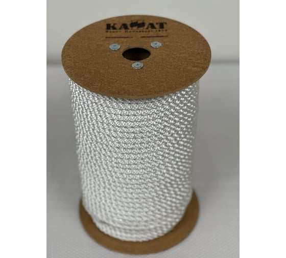 Изображение товара Полиамидный канат ОАО КАНАТ ПАТ тросовой свивки 3-прядный ø29мм,, шайба, 50м 1010030029