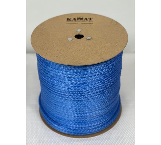 Изображение товара Канат Ультра СВМПЭ ОАО КАНАТ ø8мм сверхвысокомолекулярный полиэтиленовый плетеный 8/12 прядный, катушка, 100м 4010120008