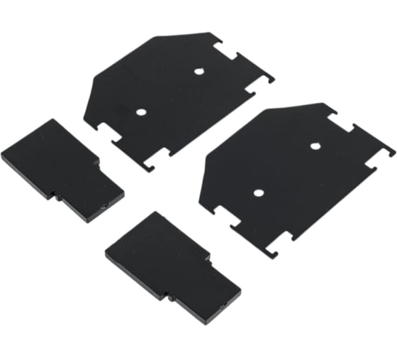 Изображение товара Комплект заглушек для шинопровода Slim Magnetic Elektrostandard в натяжной потолок: торцевая и внутренняя 85233/00 черный a070152