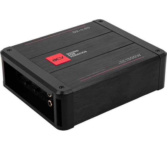 Изображение товара Усилитель ACV V2 4*80Вт/4-3-2 канал/4-2 Ом/HPF/LPF/BP/BassBoost/High Input/D class DX-4.80