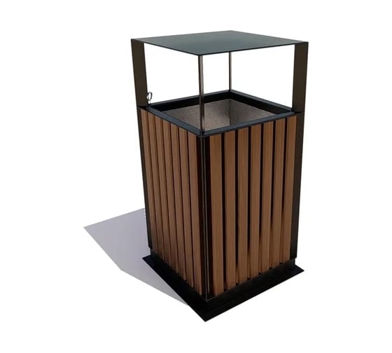 Изображение товара Урна 7 скамеек Эстет сосна, палисандр 67064/ЭСТ/9005/С_ПАЛ