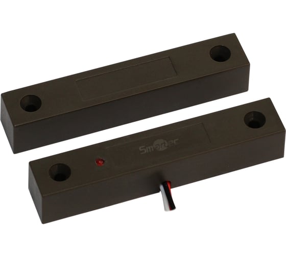 Изображение товара Магнитоконтактный датчик Smartec ST-DM135NC-BR СИД индикация, коричневый, накладной для деревянных дверей smkd0604.1