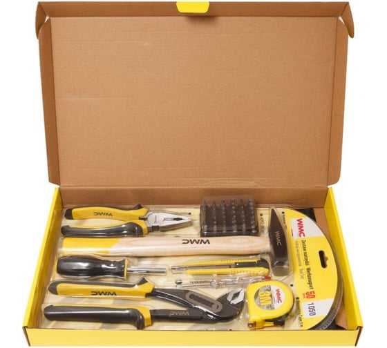 Изображение товара Набор шарнирно-губцевого инструмента WMC TOOLS 50 пр WMC-1050(48160)