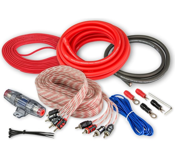 Изображение товара Комплект кабелей для усилителя AURA 4x20мм2 AMP-2404