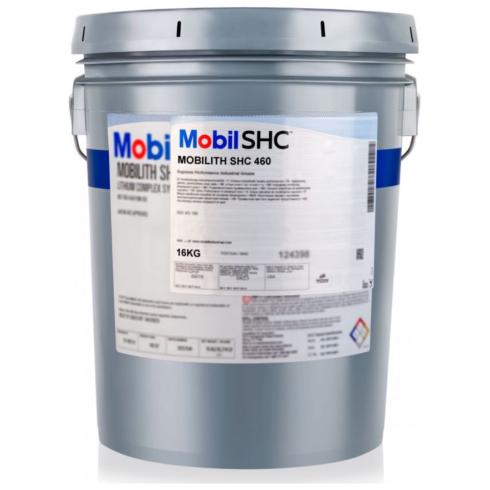 Изображение товара Пластичная смазка MOBIL Mobilith SHC 460, ведро 16 кг для промышленного использования