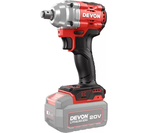 Изображение товара Аккумуляторный гайковерт DEVON без аккумулятора и ЗУ 5760-LI-20