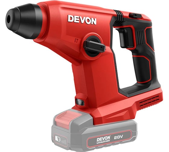Изображение товара Аккумуляторный перфоратор DEVON без аккумулятора и ЗУ 5403-Li-20