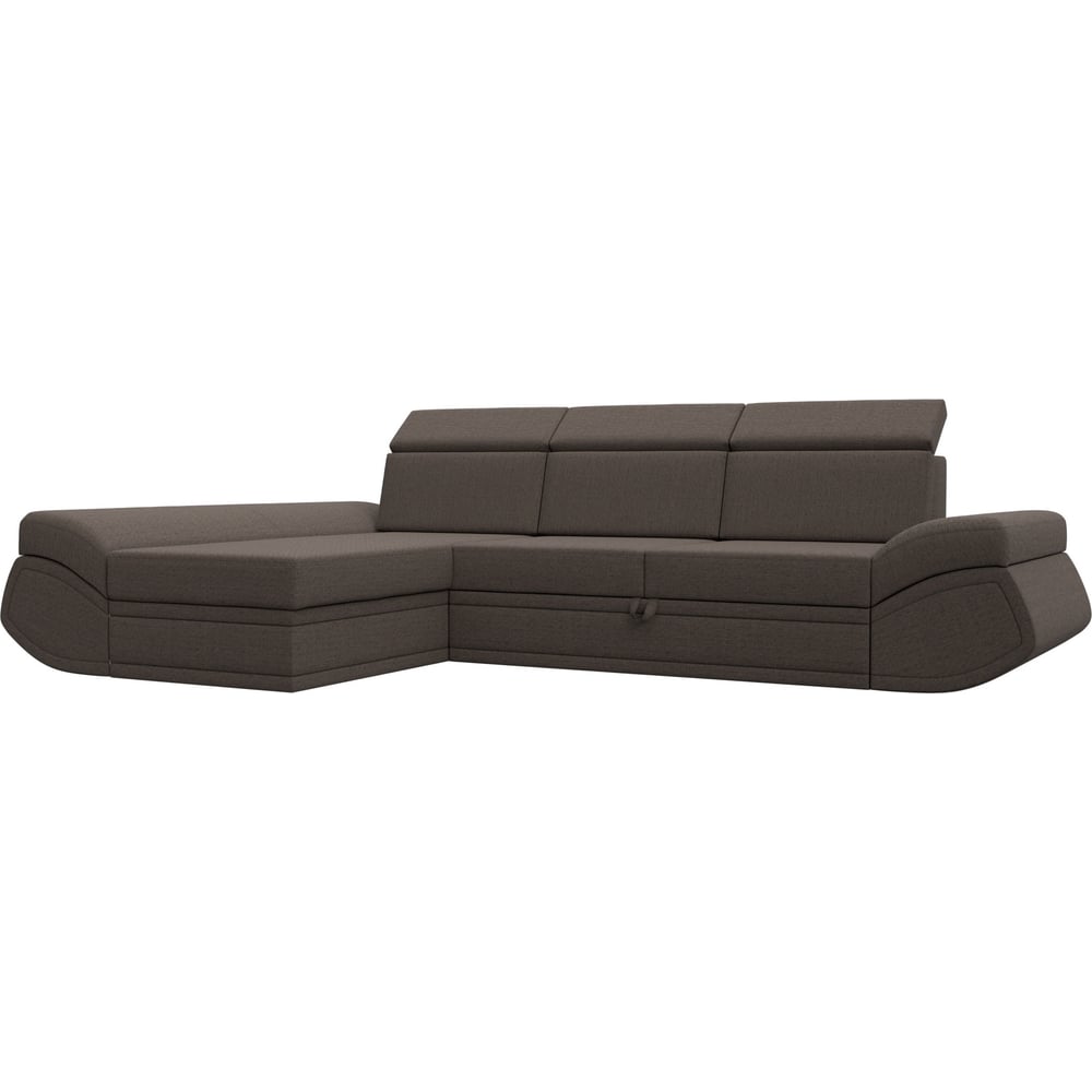 Изображение товара Угловой диван Лига-032 с левым углом, классика, рогожка, механизм дельфин