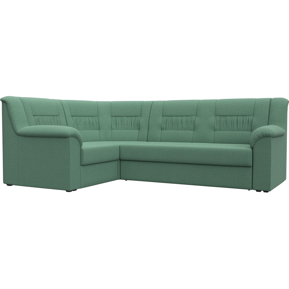 Изображение товара Угловой диван Лига диванов Карелия левый угол современный зеленый