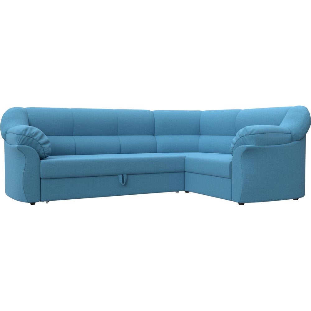 Изображение товара Угловой диван Карнелла Лига диванов с правым углом современный голубой