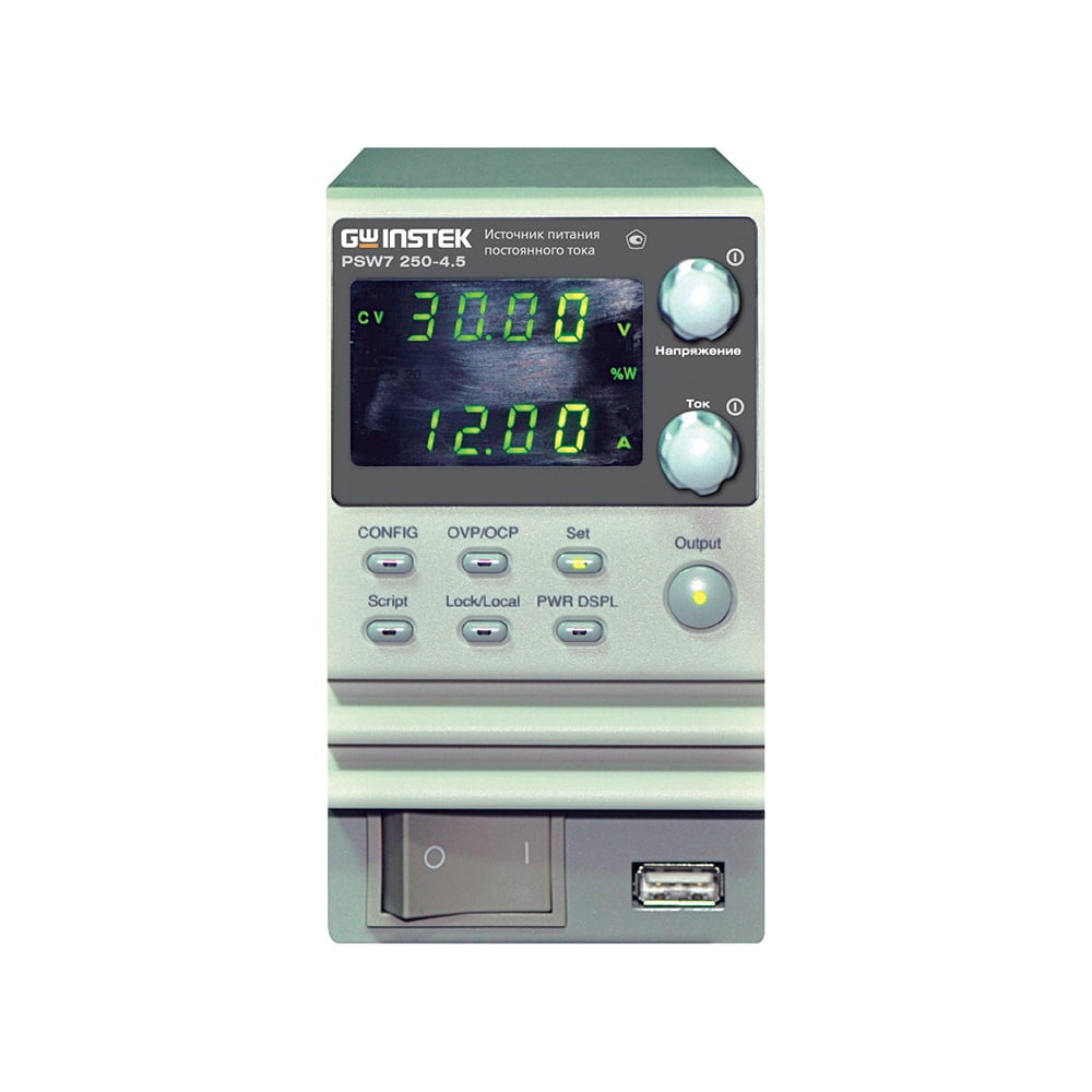 Изображение товара Источник питания GW Instek PSW7 250-13.5 с диапазоном 0-250 В и током 13.5 А