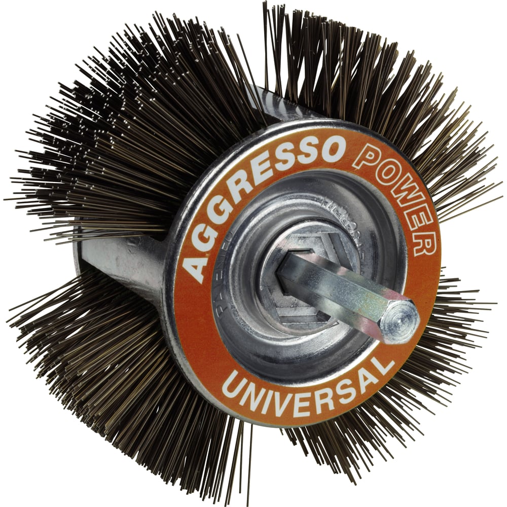 Изображение товара Кордщетка плоская для дрели AGGRESSO D 110 мм, универсальная, 3 предмета KWB 602500