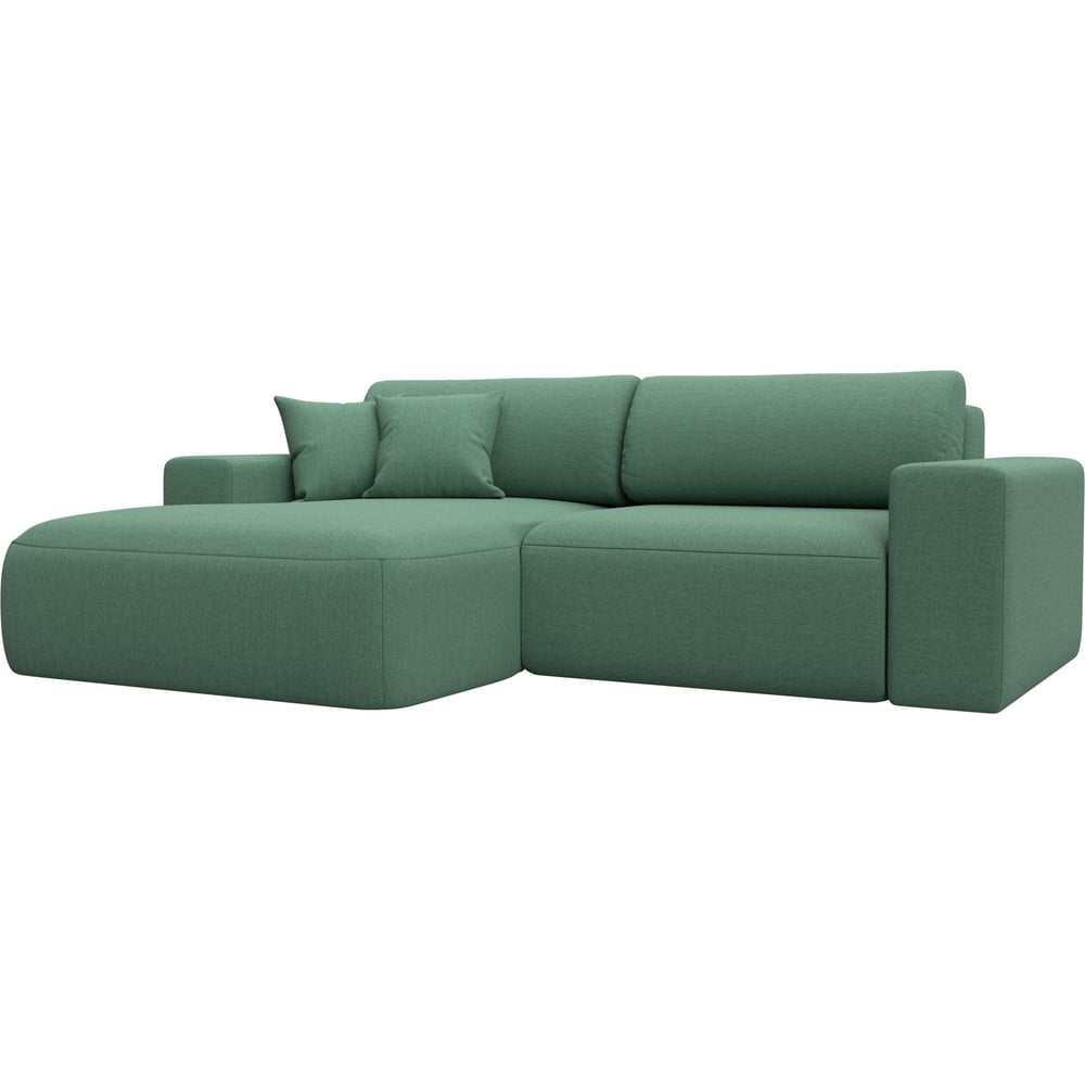 Изображение товара Угловой диван Лига-036 НПБ Классик левый угол, раскладной, зеленый