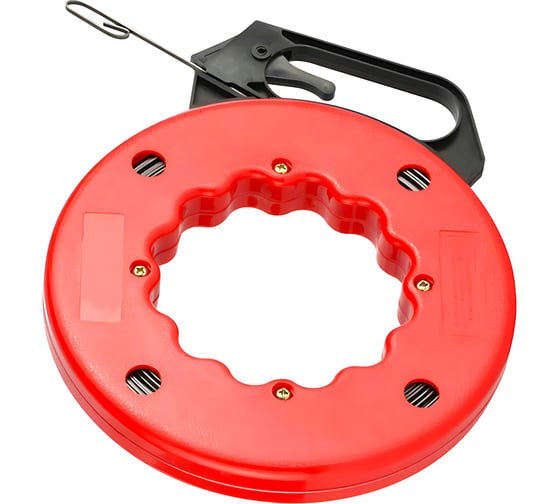 Изображение товара Стальной зонд для протяжки кабеля Electraline большой 50м, 3x1,3мм 61061