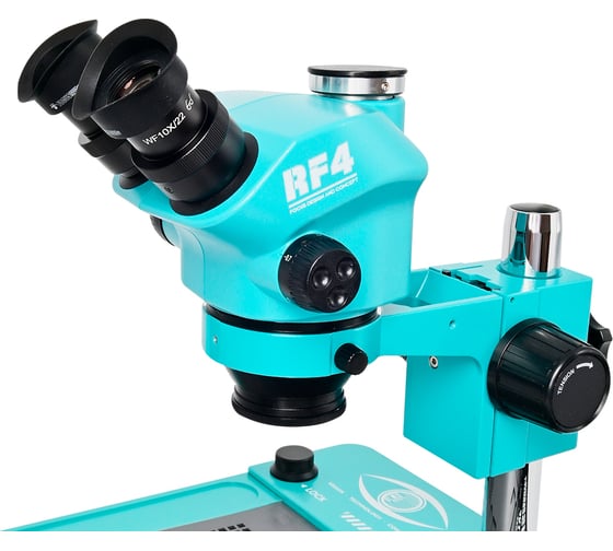 Изображение товара Микроскоп RF4 RF-7050TVP 7х-50х тринокулярный с термостойким ковриком и подсветкой М7765324